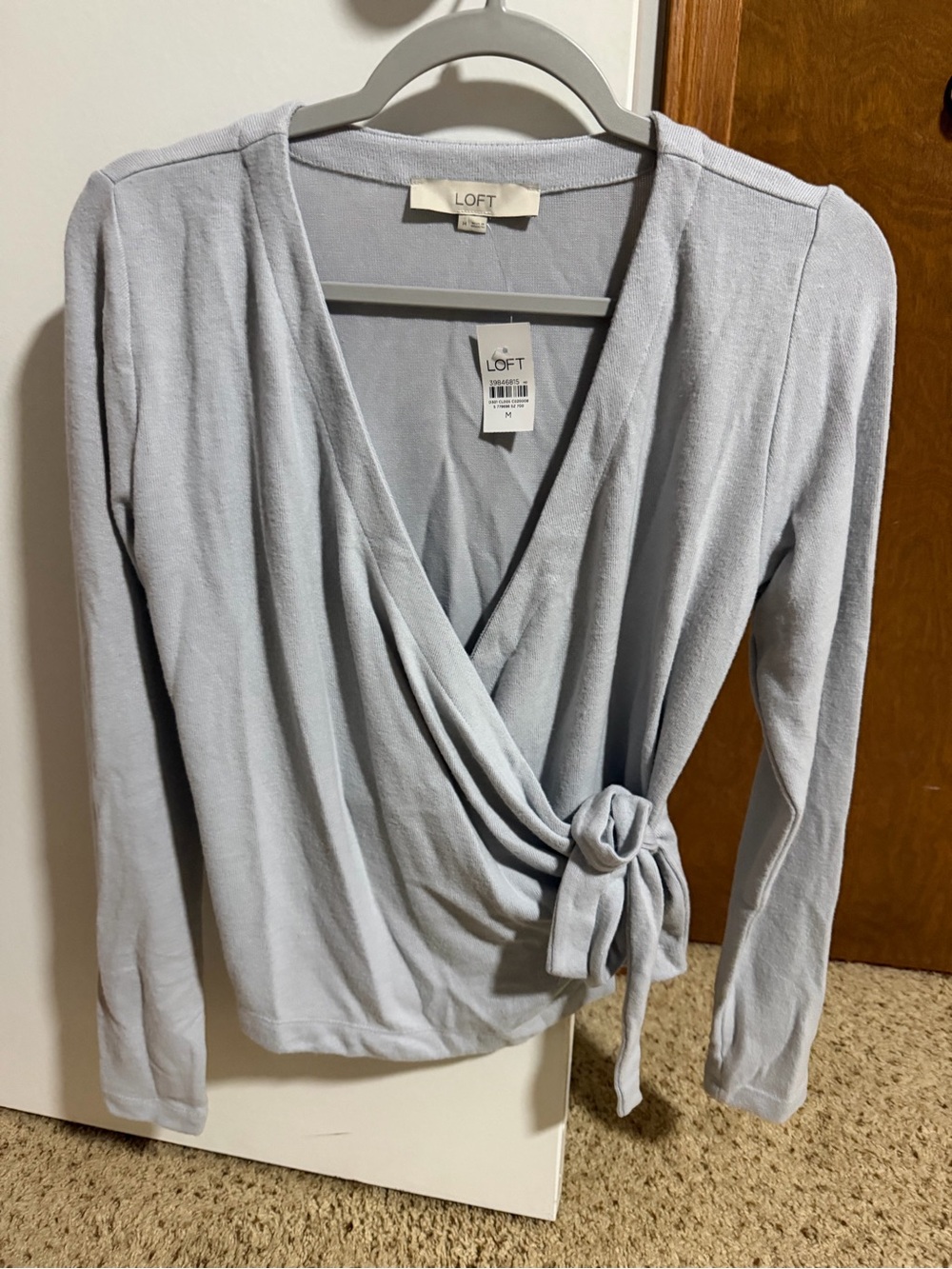 Loft wrap sweater size M